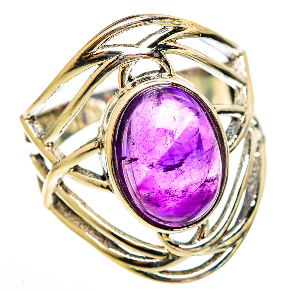 Amethyst Rings handcrafted by Ana Silver Co - RING113507 - Photo 2