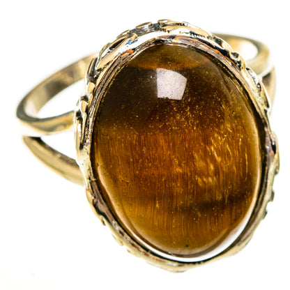 Tiger Eye Rings handcrafted by Ana Silver Co - RING113530 - Photo 2