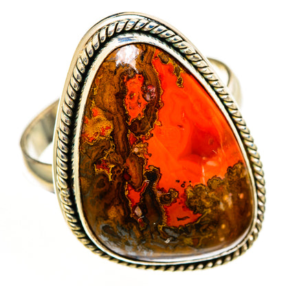Moroccan Agate Rings handcrafted by Ana Silver Co - RING113562 - Photo 2