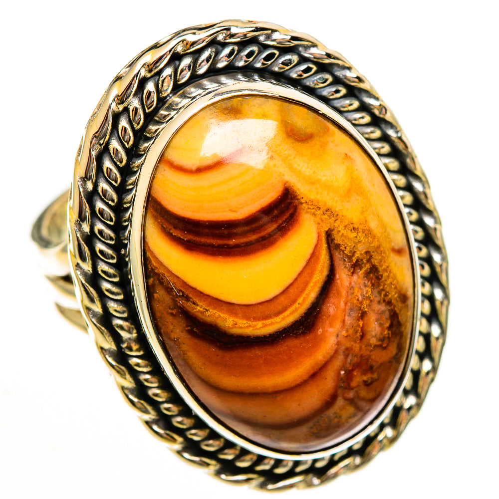 Imperial Jasper Rings handcrafted by Ana Silver Co - RING113569 - Photo 2