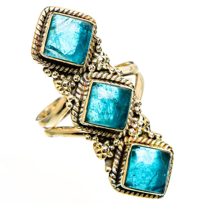 Green Fluorite Rings handcrafted by Ana Silver Co - RING113588 - Photo 2