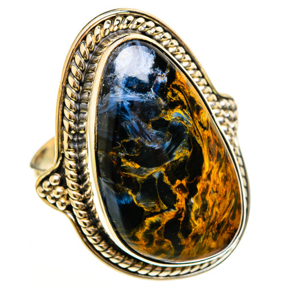 Golden Pietersite Rings handcrafted by Ana Silver Co - RING113615 - Photo 2