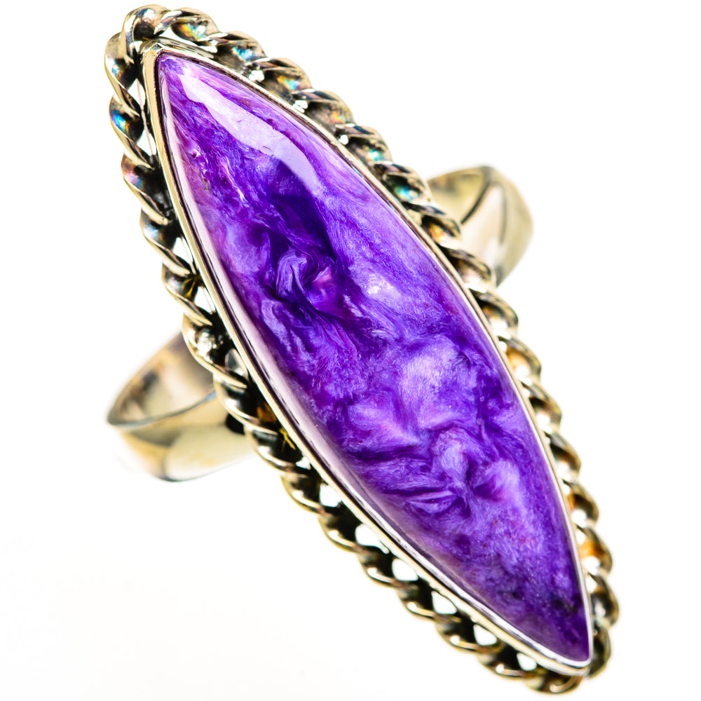 Charoite Rings handcrafted by Ana Silver Co - RING113640 - Photo 2