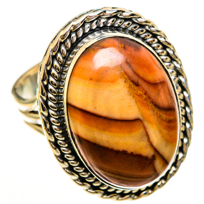 Imperial Jasper Rings handcrafted by Ana Silver Co - RING113653 - Photo 2