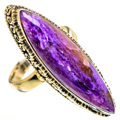 Charoite Rings handcrafted by Ana Silver Co - RING113665 - Photo 2