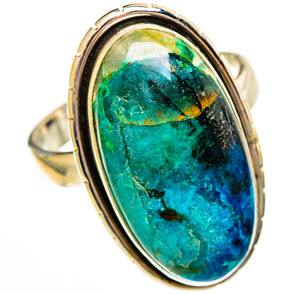 Chrysocolla Rings handcrafted by Ana Silver Co - RING113668 - Photo 2