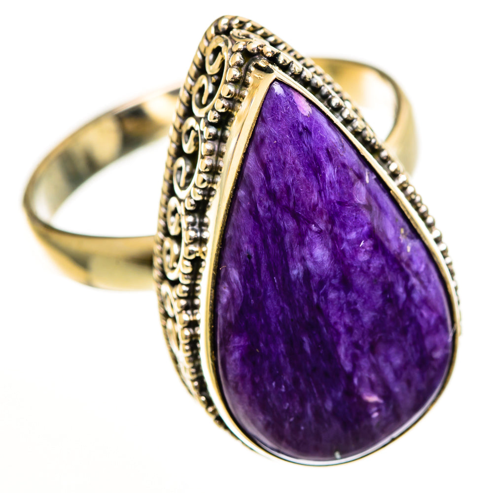 Charoite Rings handcrafted by Ana Silver Co - RING113682 - Photo 2