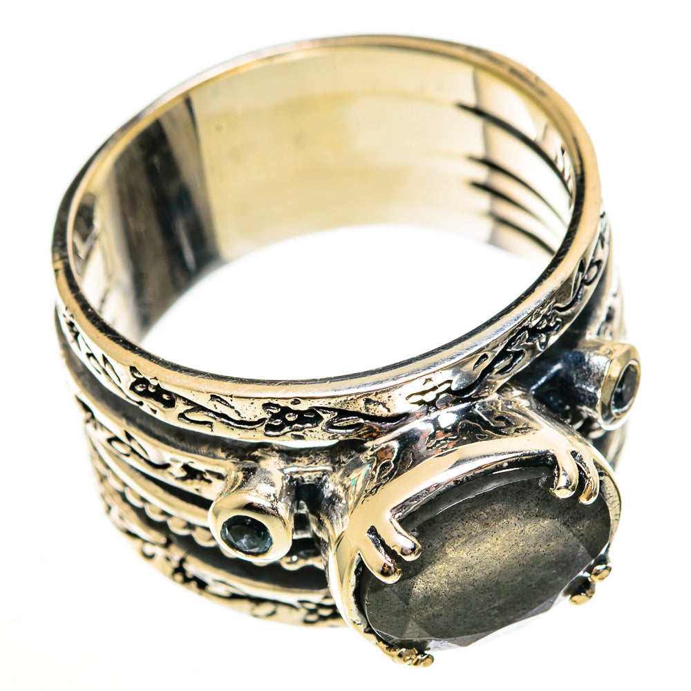 Labradorite Rings handcrafted by Ana Silver Co - RING113684 - Photo 2