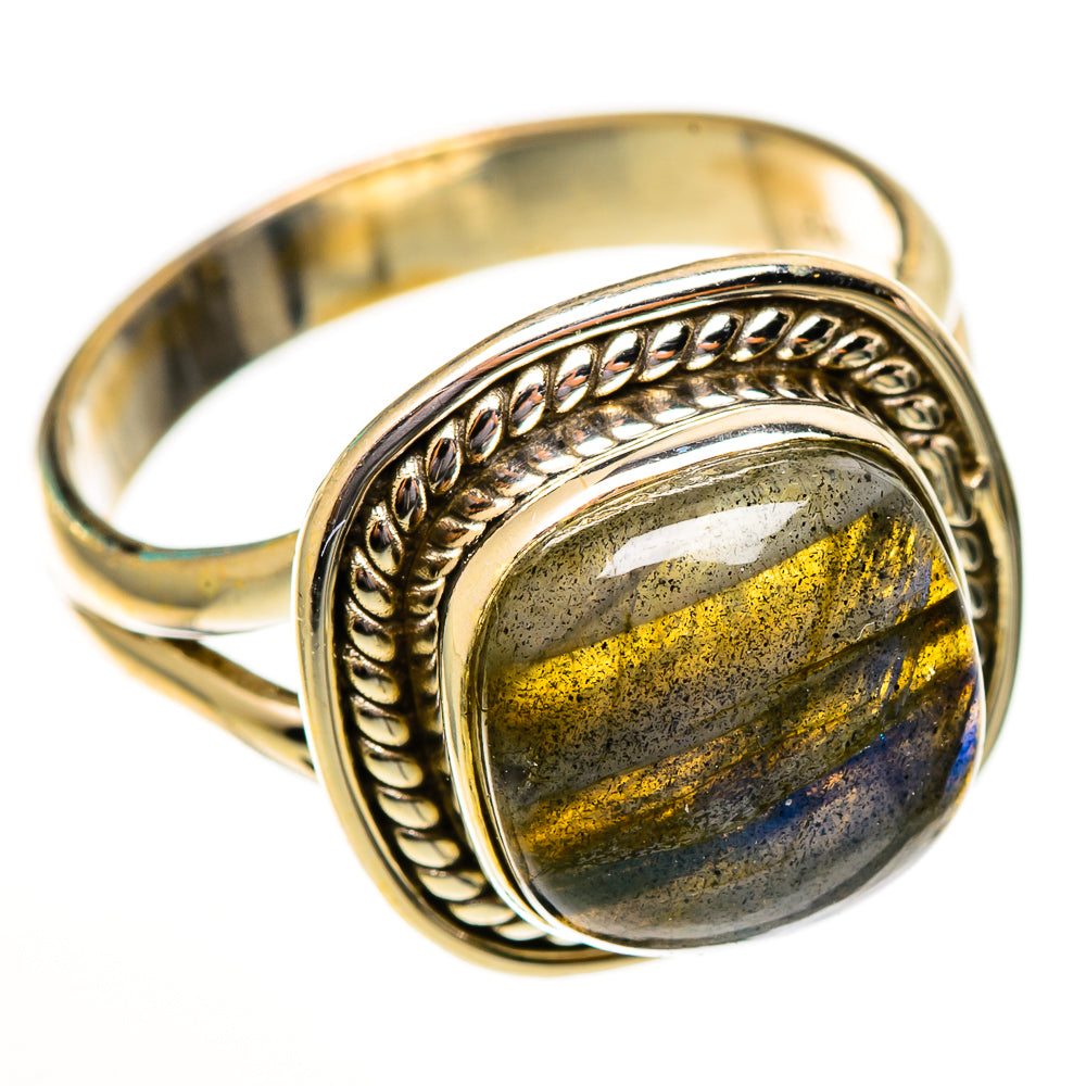 Labradorite Rings handcrafted by Ana Silver Co - RING113690 - Photo 2