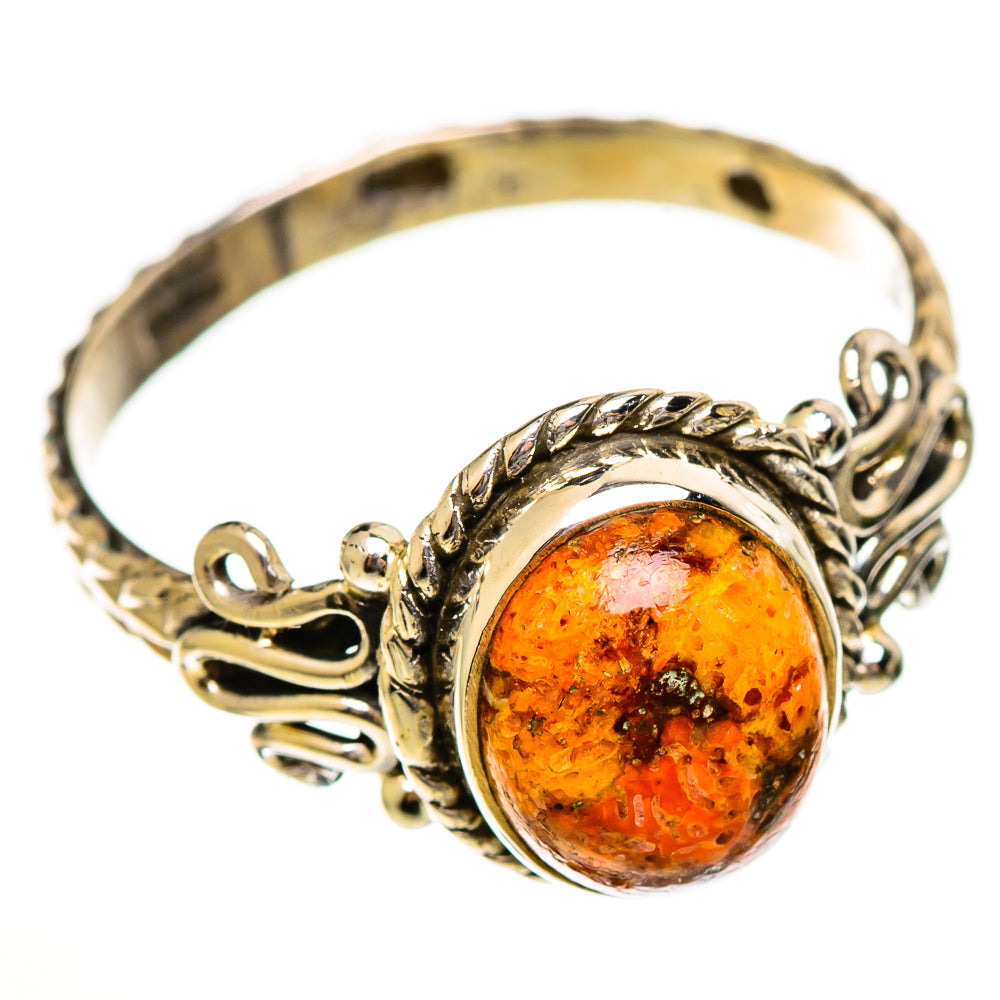 Sponge Coral Rings handcrafted by Ana Silver Co - RING113700 - Photo 2