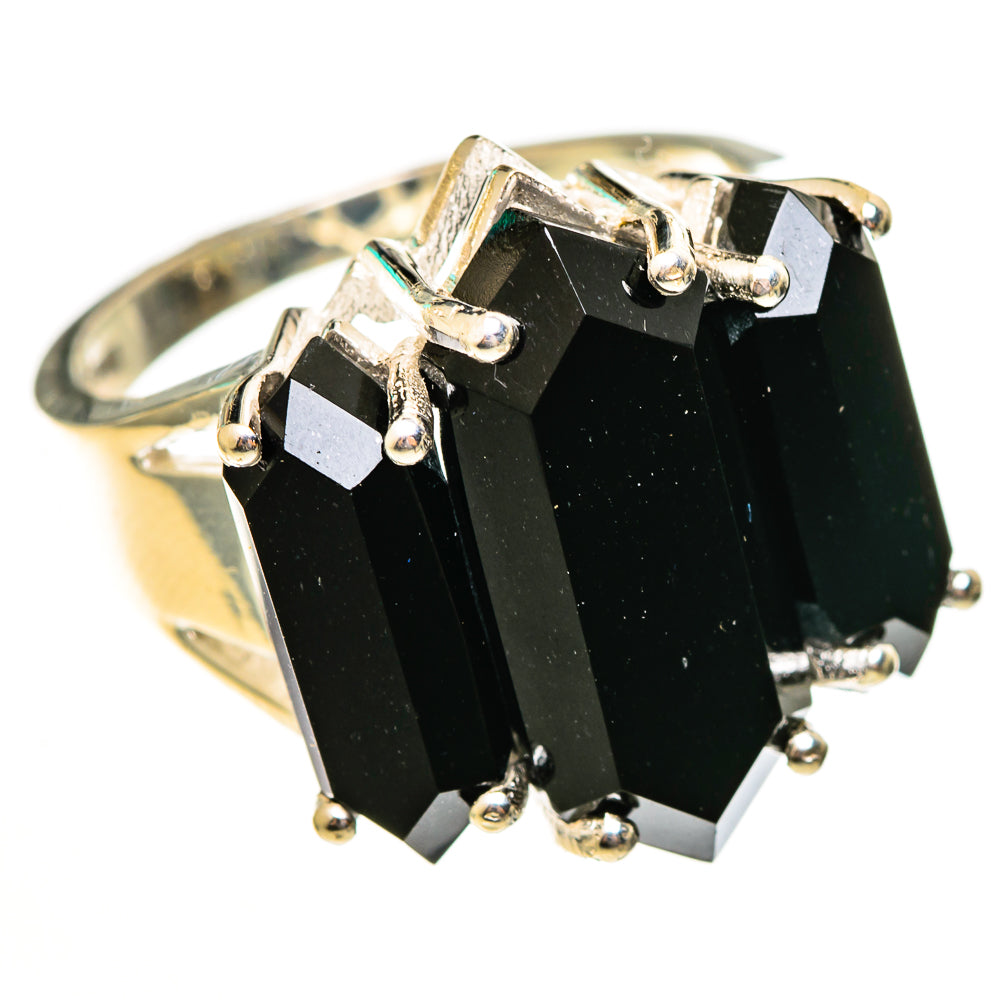 Black Onyx Rings handcrafted by Ana Silver Co - RING113708 - Photo 2