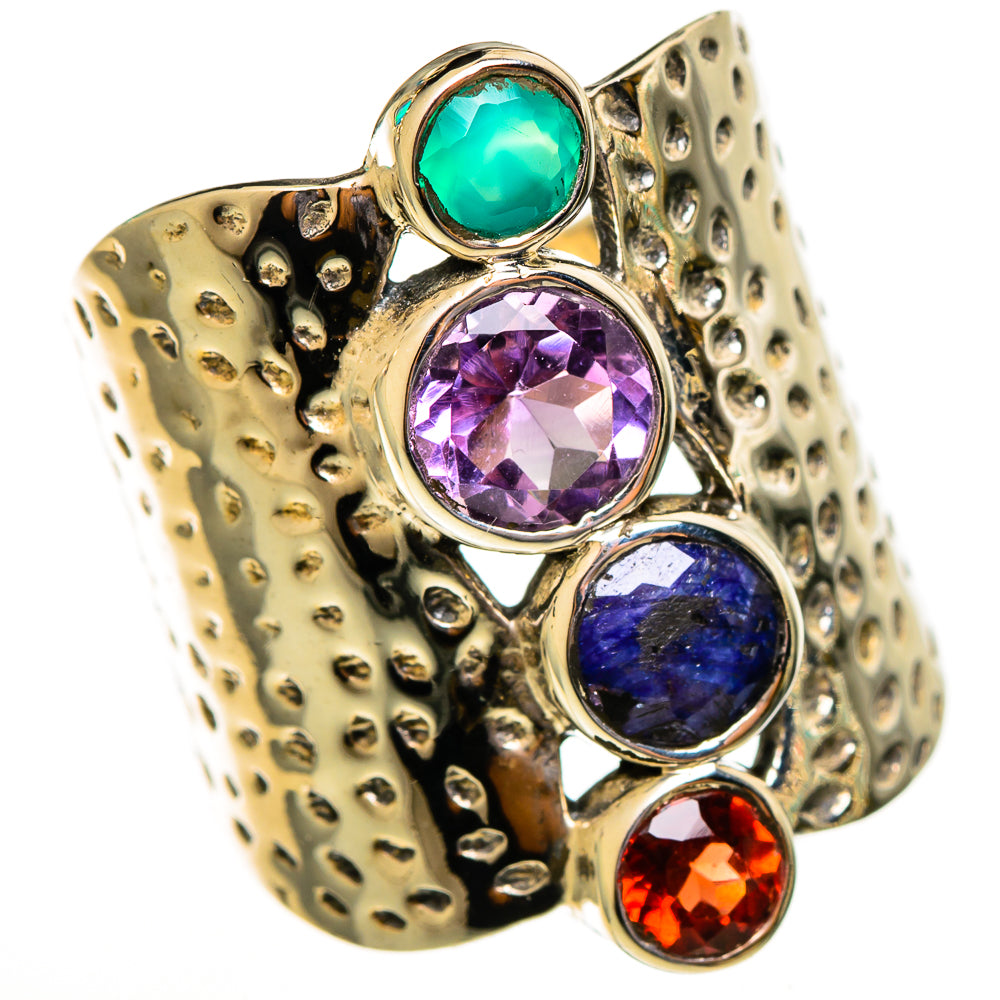 Amethyst Rings handcrafted by Ana Silver Co - RING113714 - Photo 2