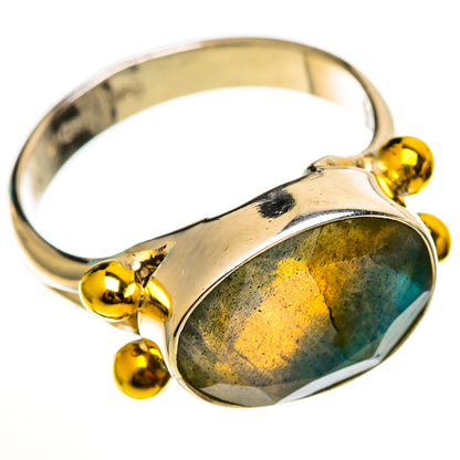 Labradorite Rings handcrafted by Ana Silver Co - RING113717 - Photo 2