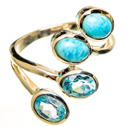 Larimar Rings handcrafted by Ana Silver Co - RING113718 - Photo 2