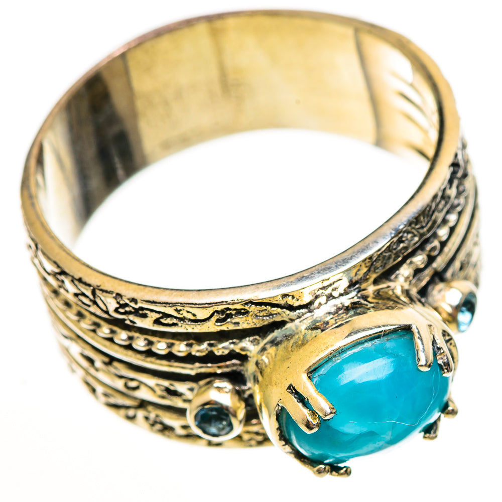 Larimar Rings handcrafted by Ana Silver Co - RING113722 - Photo 2