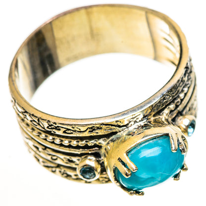 Larimar Rings handcrafted by Ana Silver Co - RING113722 - Photo 2