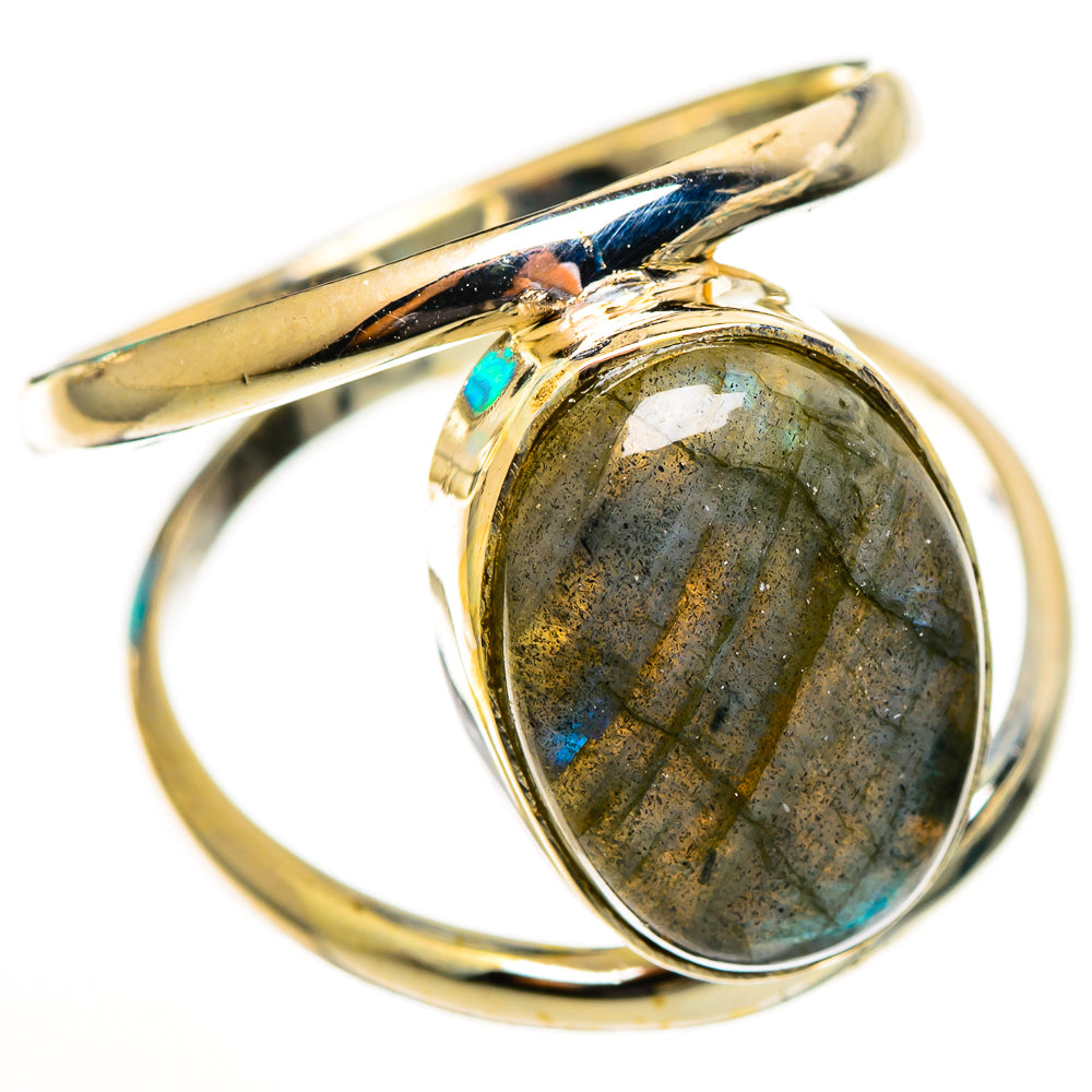 Labradorite Rings handcrafted by Ana Silver Co - RING113723 - Photo 2