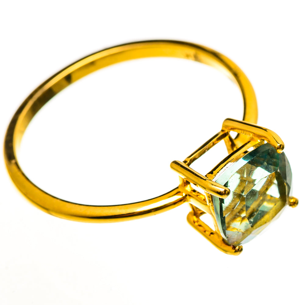 Green Fluorite Rings handcrafted by Ana Silver Co - RING113763 - Photo 2