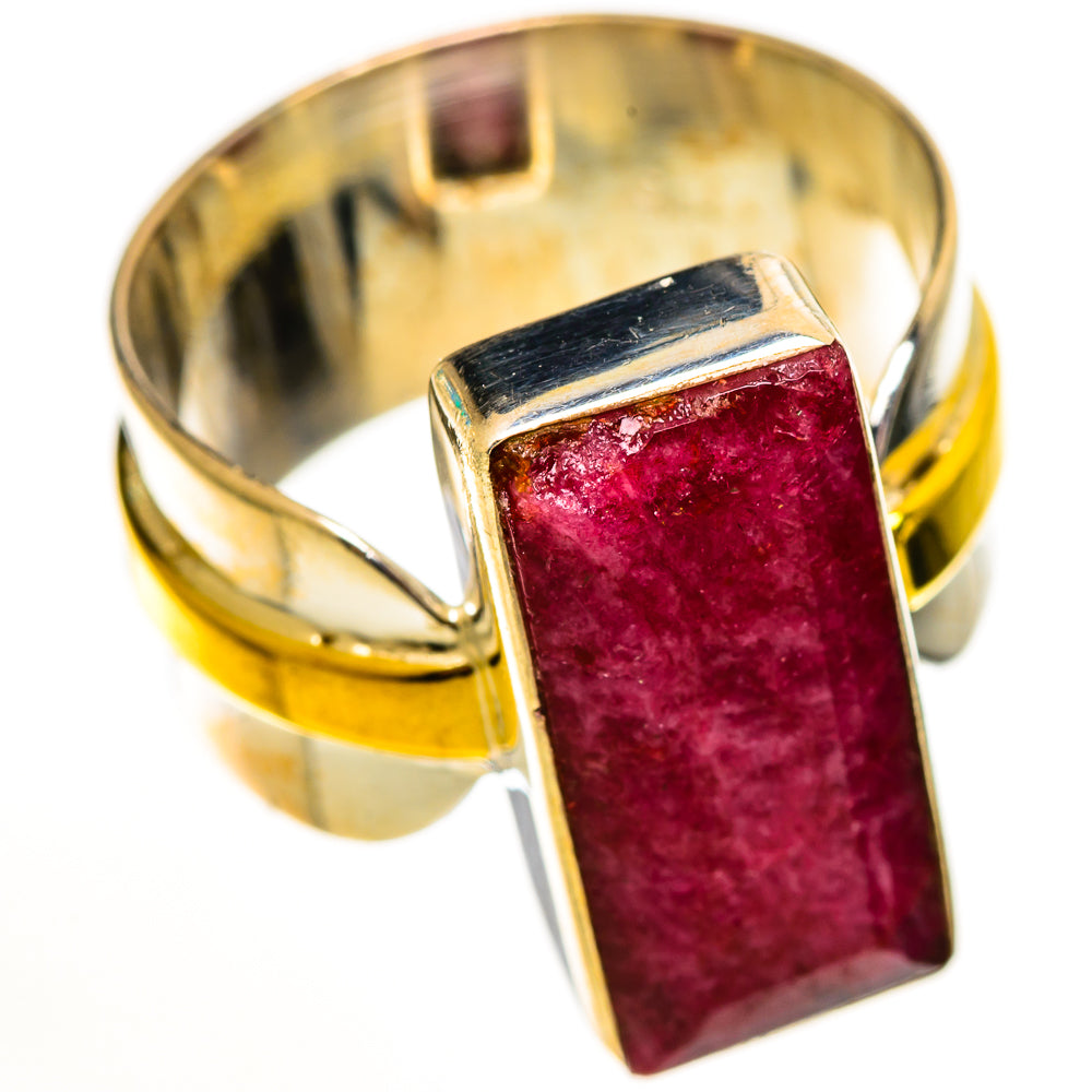 Red Sillimanite Rings handcrafted by Ana Silver Co - RING113771 - Photo 2