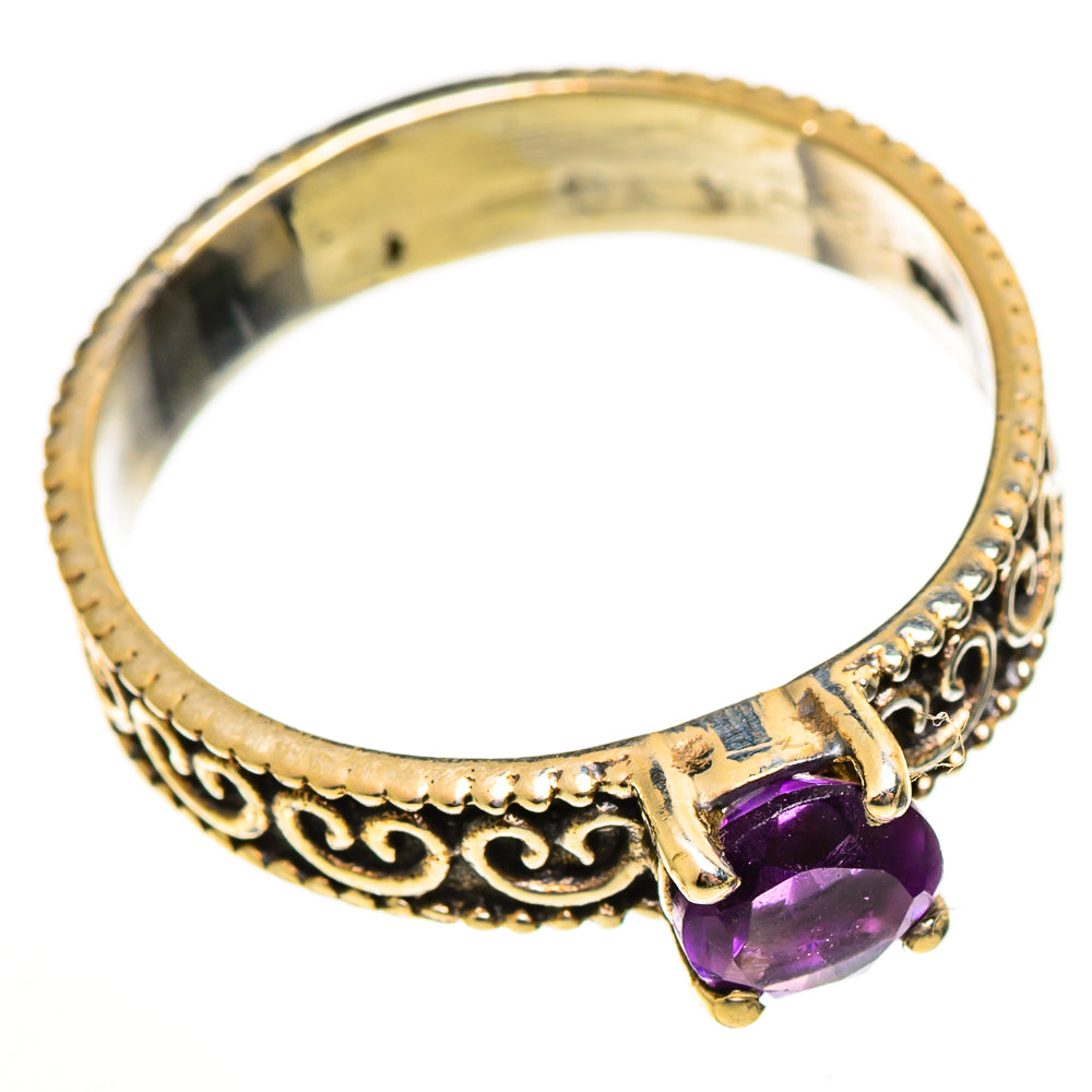 Amethyst Rings handcrafted by Ana Silver Co - RING113776 - Photo 2
