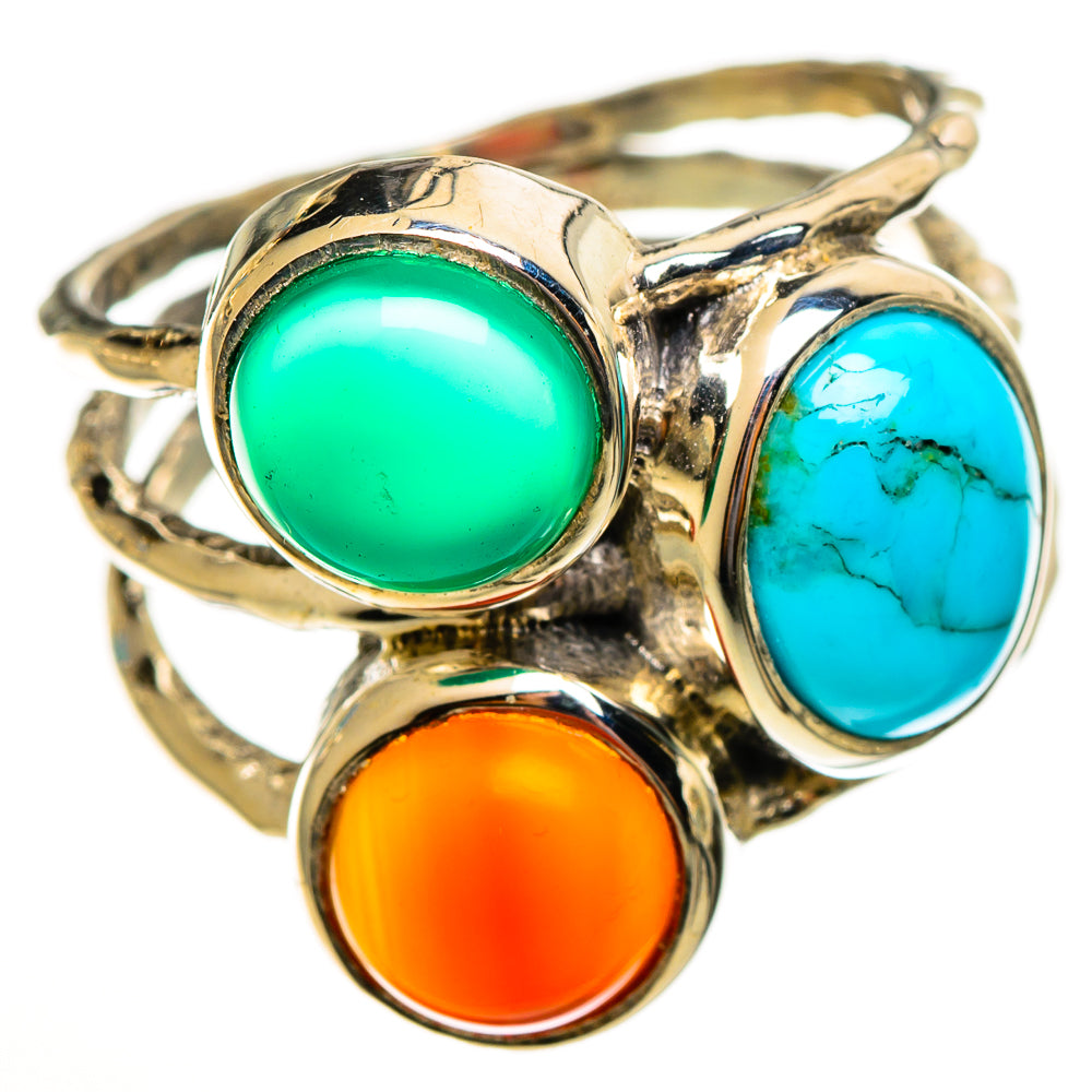 Chrysocolla Rings handcrafted by Ana Silver Co - RING113784 - Photo 2