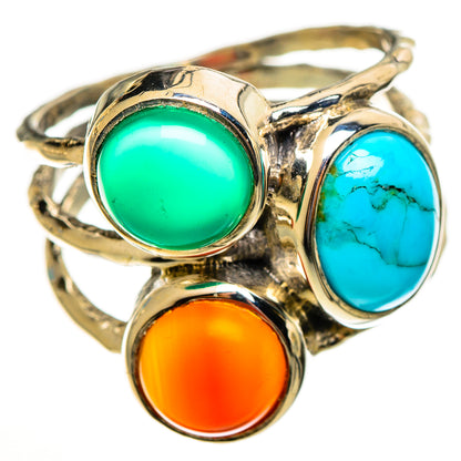 Chrysocolla Rings handcrafted by Ana Silver Co - RING113784 - Photo 2