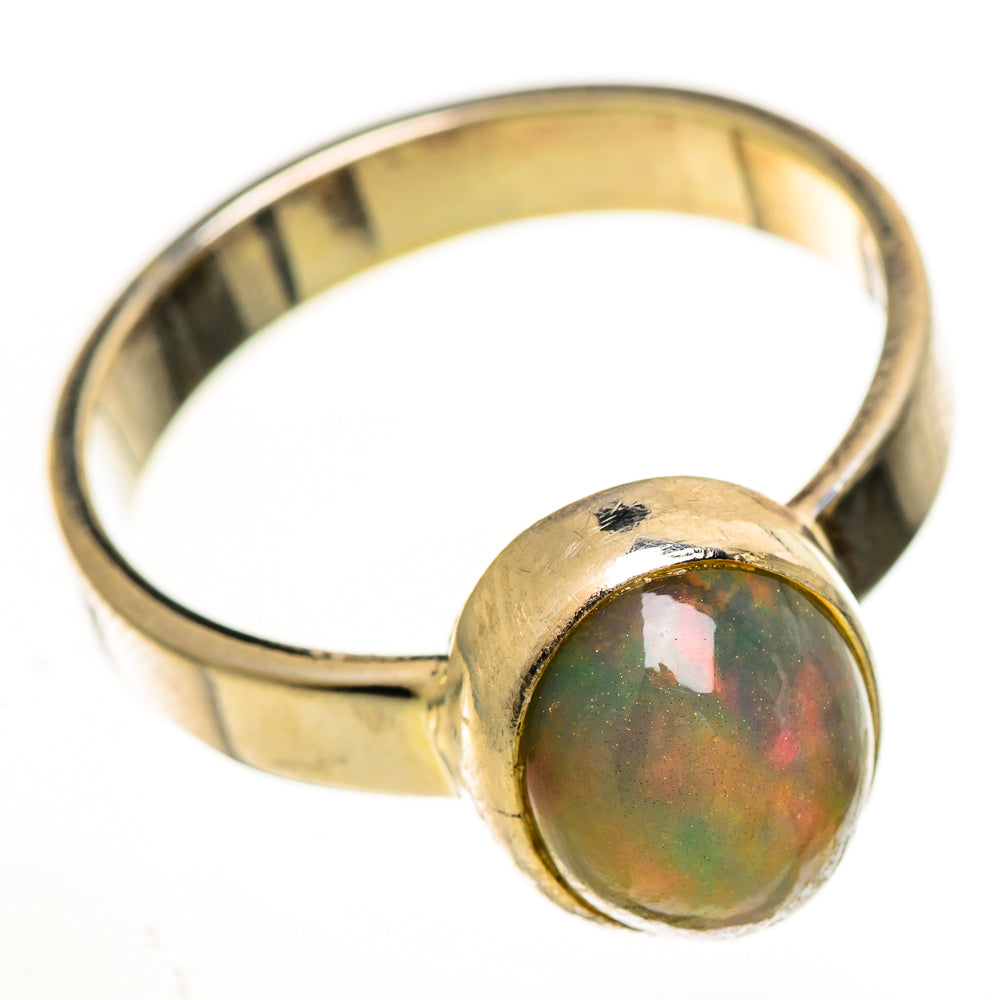 Ethiopian Opal Rings handcrafted by Ana Silver Co - RING113786 - Photo 2