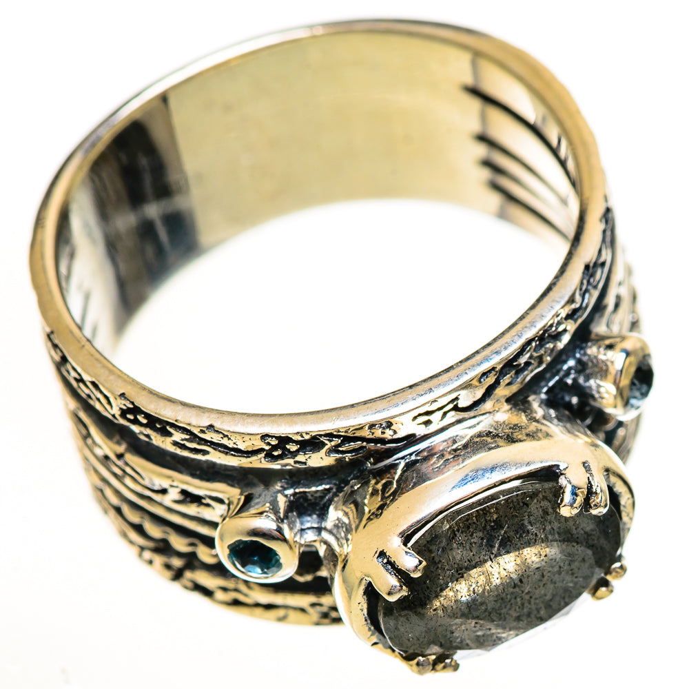Labradorite Rings handcrafted by Ana Silver Co - RING113791 - Photo 2