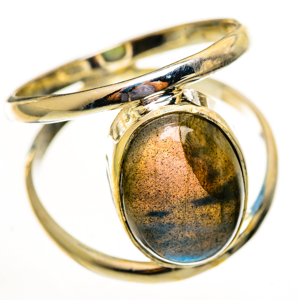 Labradorite Rings handcrafted by Ana Silver Co - RING113794 - Photo 2