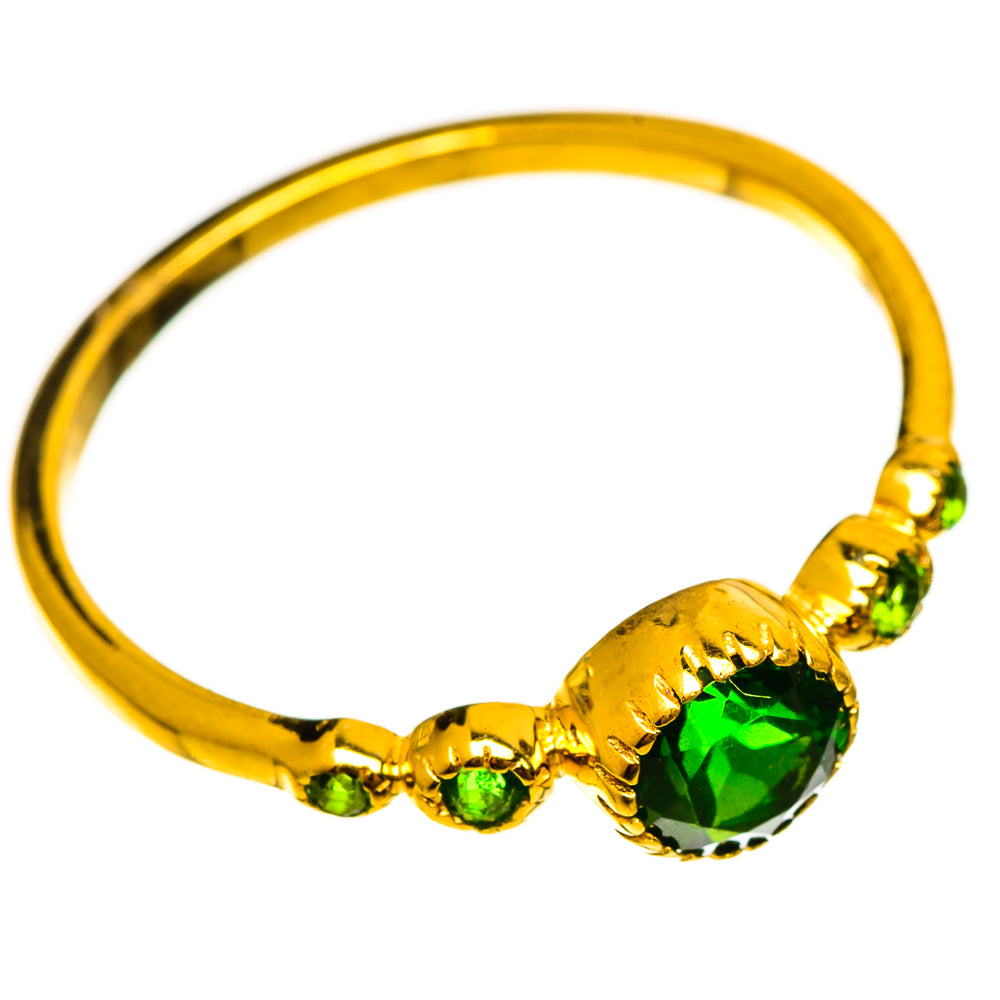 Chrome Diopside Rings handcrafted by Ana Silver Co - RING113799 - Photo 2