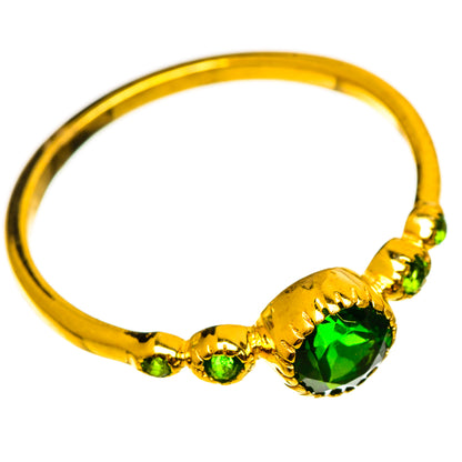 Chrome Diopside Rings handcrafted by Ana Silver Co - RING113799 - Photo 2
