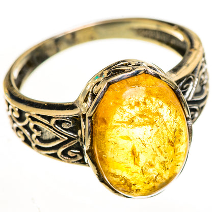 Citrine Rings handcrafted by Ana Silver Co - RING113802 - Photo 2