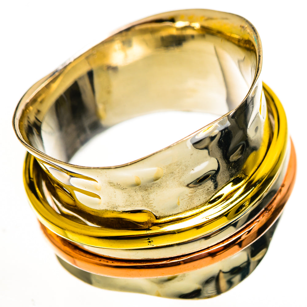 Meditation Spinner Rings handcrafted by Ana Silver Co - RING113816 - Photo 2