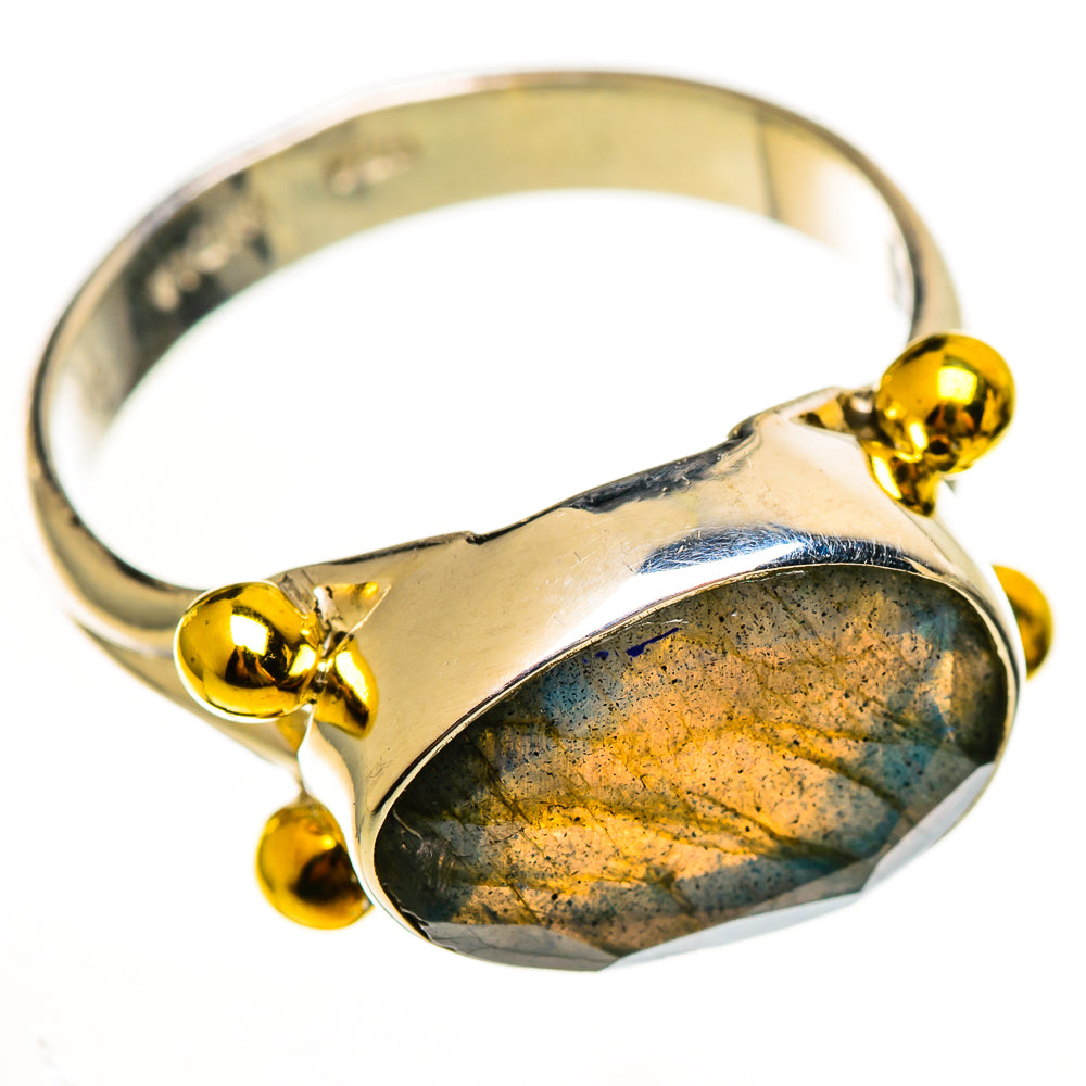 Labradorite Rings handcrafted by Ana Silver Co - RING113832 - Photo 2