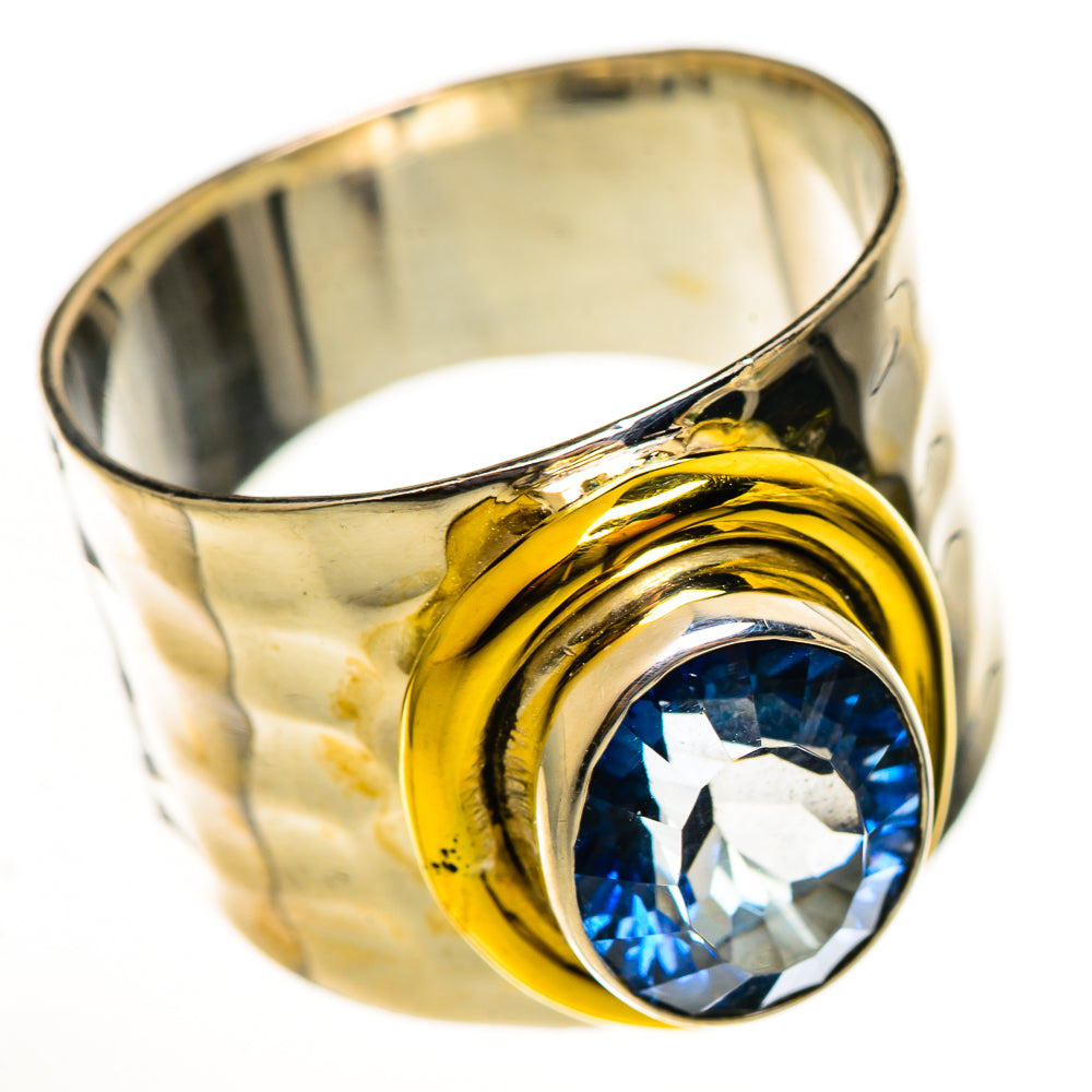 Blue Mystic Topaz Rings handcrafted by Ana Silver Co - RING113834 - Photo 2
