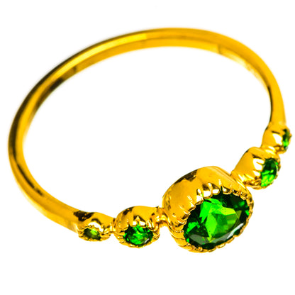 Chrome Diopside Rings handcrafted by Ana Silver Co - RING113839 - Photo 2