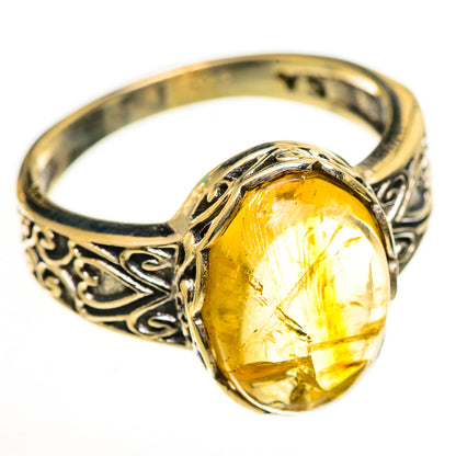 Citrine Rings handcrafted by Ana Silver Co - RING113841 - Photo 2