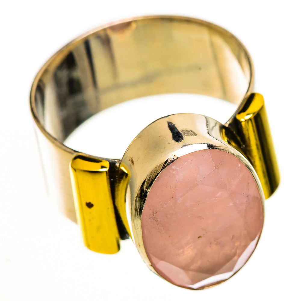 Rose Quartz Rings handcrafted by Ana Silver Co - RING113843 - Photo 2