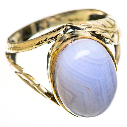 Blue Copper Composite Turquoise Rings handcrafted by Ana Silver Co - RING113854 - Photo 2
