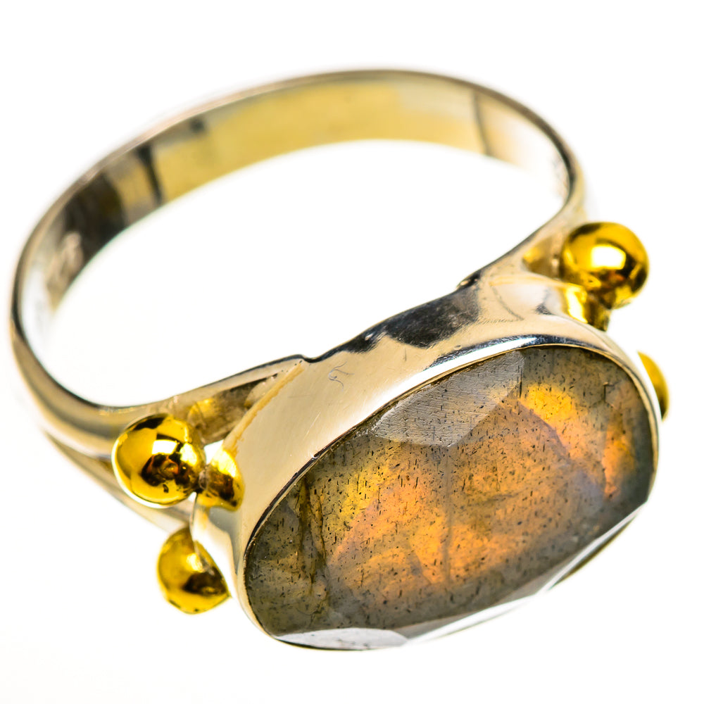 Labradorite Rings handcrafted by Ana Silver Co - RING113862 - Photo 2