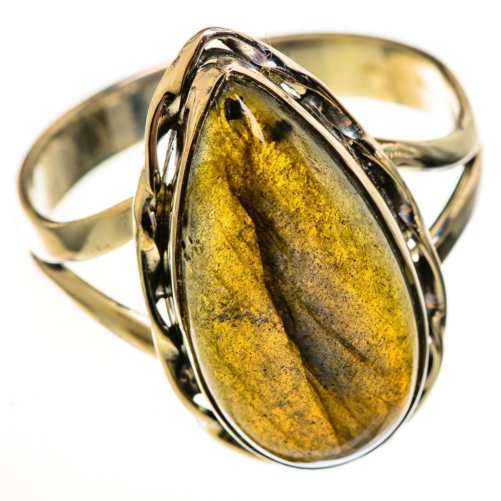 Labradorite Rings handcrafted by Ana Silver Co - RING113864 - Photo 2