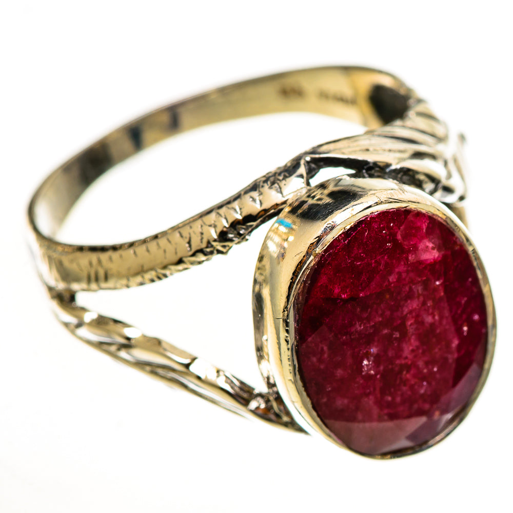 Red Sillimanite Rings handcrafted by Ana Silver Co - RING113878 - Photo 2