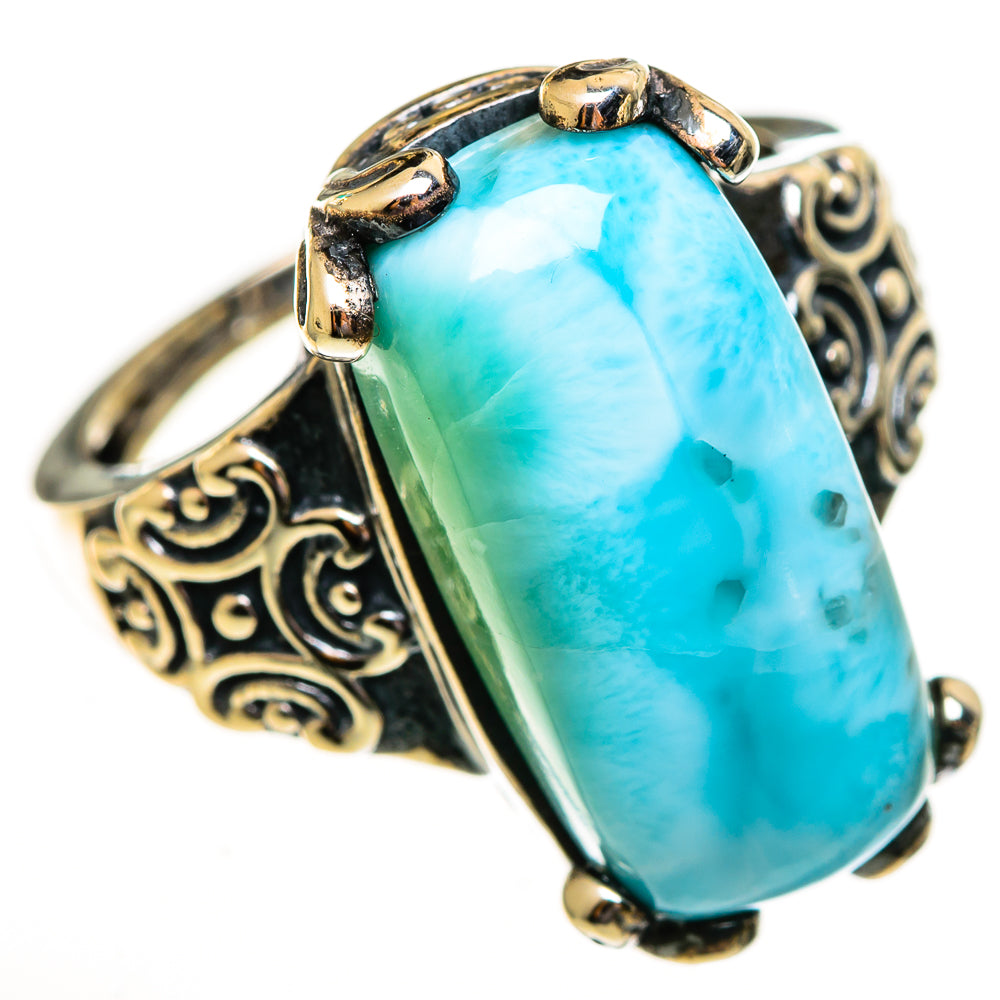 Larimar Rings handcrafted by Ana Silver Co - RING113900 - Photo 2