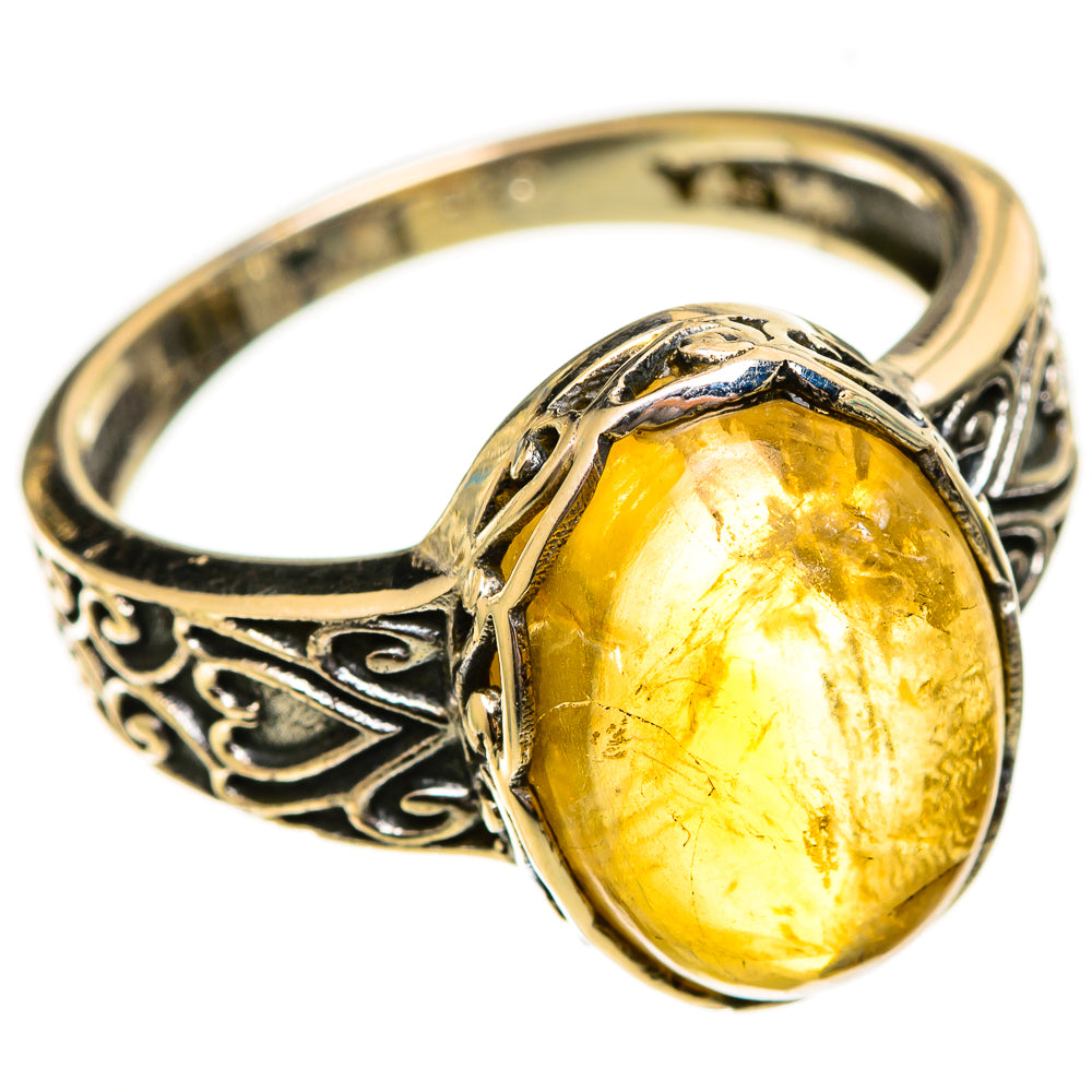 Citrine Rings handcrafted by Ana Silver Co - RING113910 - Photo 2