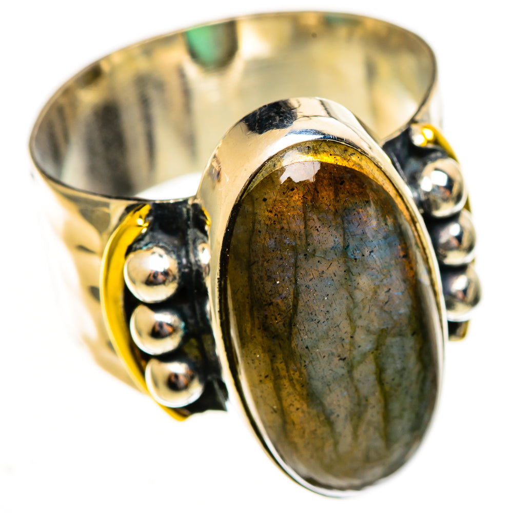 Labradorite Rings handcrafted by Ana Silver Co - RING113926 - Photo 2