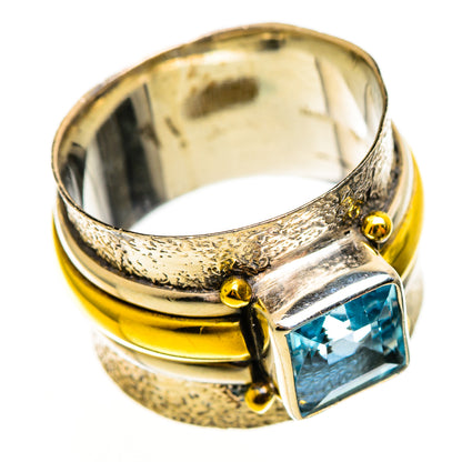 Blue Topaz Rings handcrafted by Ana Silver Co - RING113927 - Photo 2