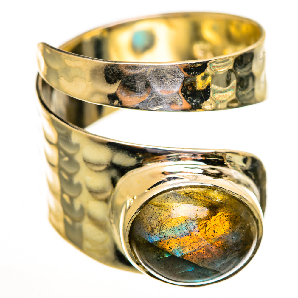 Labradorite Rings handcrafted by Ana Silver Co - RING113928 - Photo 2