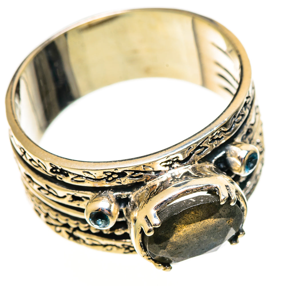 Labradorite Rings handcrafted by Ana Silver Co - RING113931 - Photo 2