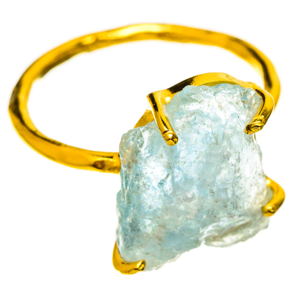Aquamarine Rings handcrafted by Ana Silver Co - RING113933 - Photo 2