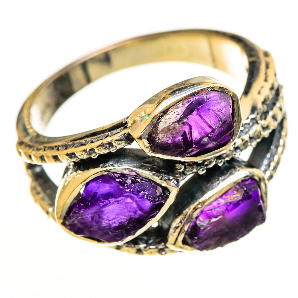 Amethyst Rings handcrafted by Ana Silver Co - RING113941 - Photo 2